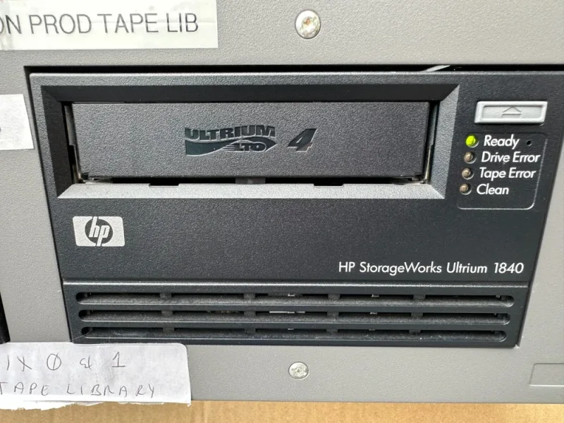 AQ697A - HP StorageWorks 800/1600GB (Removeable) LTO-4 Ultrium SB1760C SAS (Serial Attached SCSI) Tape Blade RackMountable Tape Drive