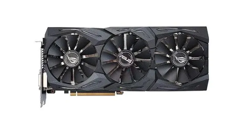 AREZ-STRIX-RX580-O8G-GAMING - ASUS AREZ Strix Radeon RX 580 Graphic Card 1360MHz Core 1380MHz Boost Clock 8GB GDDR5 PCI Express 3.0 x16 Triple Slot Space Required