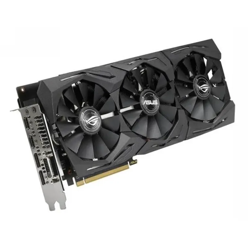 AREZ-STRIX-RX580-T8G-GAMING - ASUS AREZ Strix Radeon RX 580 Graphic Card 1411MHz Core 1431MHz Boost Clock 8GB GDDR5 PCI Express 3.0 x16 Triple Slot Space Required