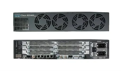 AS5400-DC-RF - Cisco AS5400 Gateway 4 Port 7 Slot 8Mbps 7 x Expansion Slot 2 x 10/100Base-TX Network LAN, 2 x Serial WAN