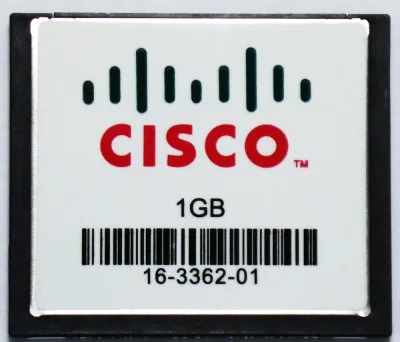 ASA5500-CF-1GB - Cisco 1GB CompactFlash (CF) Memory Card for Adaptive Security Appliance(ASA) 5500 Series