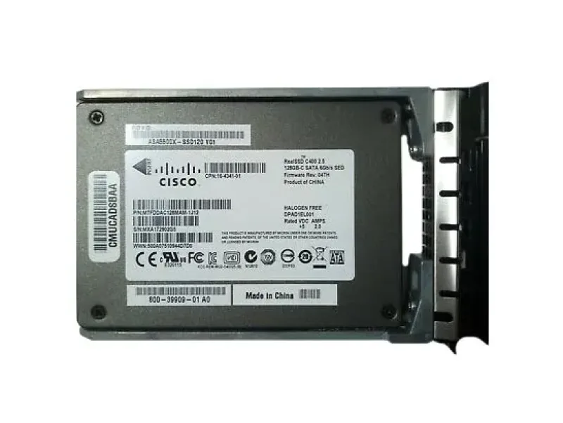 ASA5500X-SSD120-RF - Cisco 120GB Multi-Level Cell (MLC) (SED) Solid State Drive for ASA 5512-X / 5555-X 12