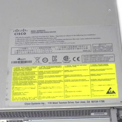 Cisco ASR 1002-F VPN and Firewall Bundle Desktop modular 2U