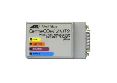 AT-210TS - Allied Telesis 10Mb/s 10Base-T RJ-45 UTP Transceiver Module