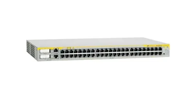 AT-8550GB - Allied Telesyn Intelligent Layer 2 Switch 48 x 10/100Base-TX LAN 2 x 10/100/1000Base-T LAN 2 x SFP (mini-GBIC) Ethernet Switch