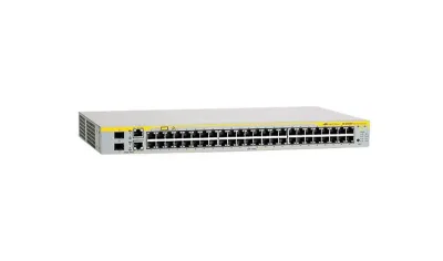 AT-8550SP-10 - Allied Telesyn 48-Port Layer 3 Switch 48 x 10/100Base-TX LAN 2 x SFP (mini-GBIC) Layer 3 Switch