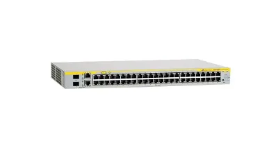 AT-8550SP-20 - Allied Telesis 48-Port Layer 3 Switch 48 x 10/100Base-TX LAN 2 x SFP (mini-GBIC) Layer 3 Switch