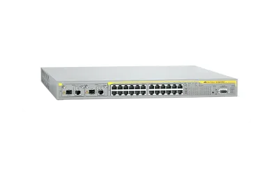 AT-8624POE-V2 - Allied Telesis AT-8624POEV2 Layer 3 Switch 24-Port 2 Slot 24 x 10/100Base-TX 2 x SFP (mini-GBIC)