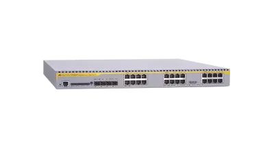 AT-9924T-50 - Allied Telesis AT-9924T Multi-Layer Gigabit Ethernet Switch 24 x 10/100/1000Base-T LAN 4 x SFP (mini-GBIC) Shared