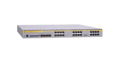 AT-9924T-80 - Allied Telesis AT-9924T Multi-Layer Gigabit Ethernet Switch 24 x 10/100/1000Base-T LAN 4 x SFP (mini-GBIC) Shared