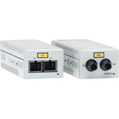 Allied AT-DMC1000/LC-90 Telesis 1000T to 1000X/LC Desktop Mini Converter US Power TAA