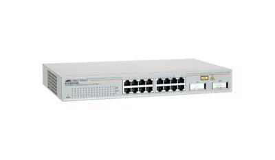 AT-GS916GB - Allied Telesis 16-Port Unmanaged Switch 16 x 10/100/1000Base-T LAN 2 x GBIC Ethernet Switch