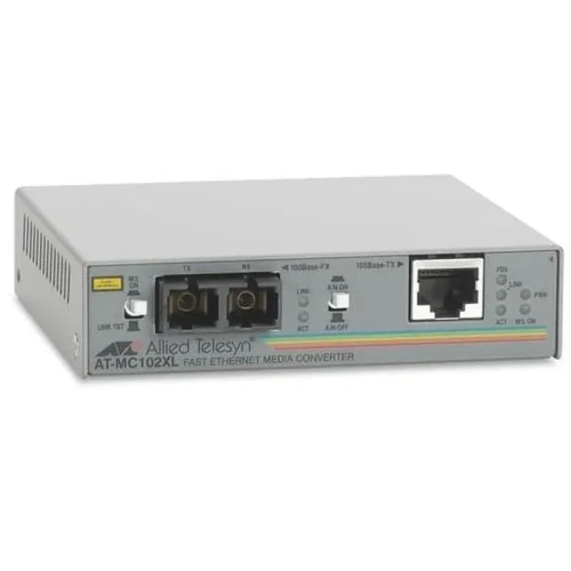 AT-MC102XL-40 - Allied Telesis 100Base-TX to 100Base-FX/SC mm 2km Media Converter