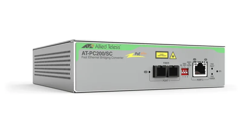 Allied AT-UMC200/LC-901 Telesis USB 3.1 Type C to 100FX/LC TAA Media Converter