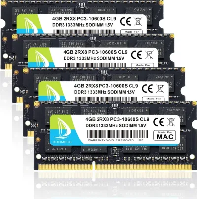 HP AT911AAR#ABA 1GB PC3-10600 DDR3-1333MHz non-ECC Unbuffered CL9 SoDIMM Single-Rank Memory Module