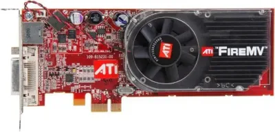 ATI-102-B152 - ATI FireMV 2250 256MB DDR2 2048 x 1536 PCI Express x1 Video Graphics Card