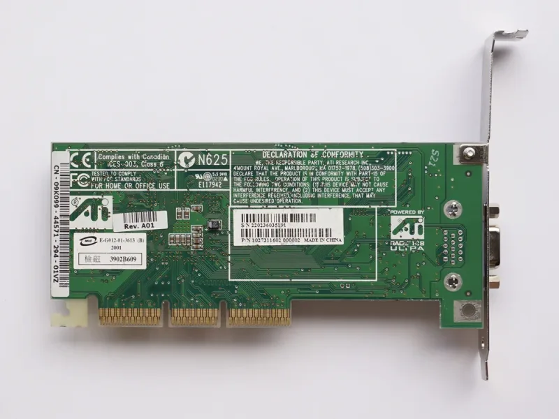 ATI ATI-128Pro/Ultra Tech ATI Rage 128 32MB Video Graphics Card