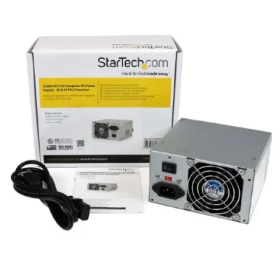 ATX2POWER350 - StarTech 350-Watts ATX12V 2.01 Computer PC Power Supply with 20 and 24-Pin Connector