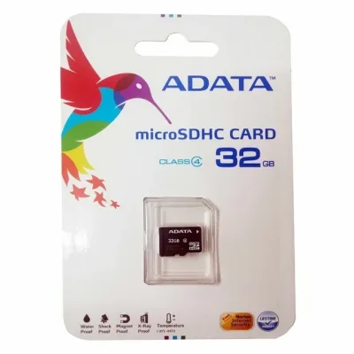 AUSDH32GCL4-R - ADATA 32GB Class 4 microSDHC Flash Memory Card