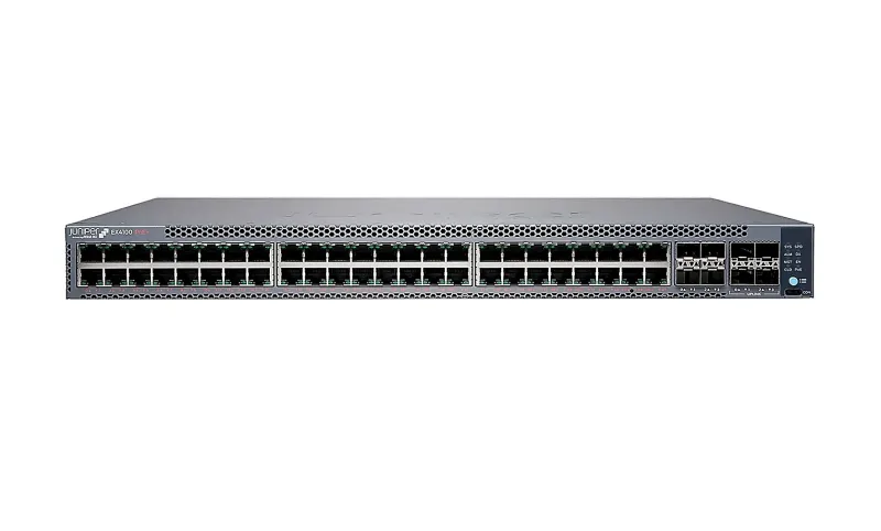 Juniper B-EX4100-48P-EDU EX4100 Series EX4100-48P 48 x Ports PoE 10/100/1000Base-T + 4 x 10GbE Uplink Ports + 4 x 25GbE Stacking/Uplink Ports Layer 3 Managed 1U Rack-mountable Gigabit Ethernet Network