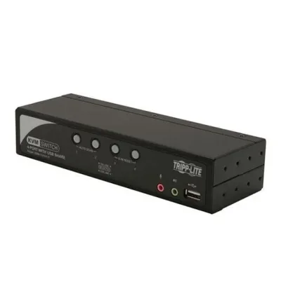 B006-VUA4-K-R - Tripp-Lite 4-Port KVM Audio Switch