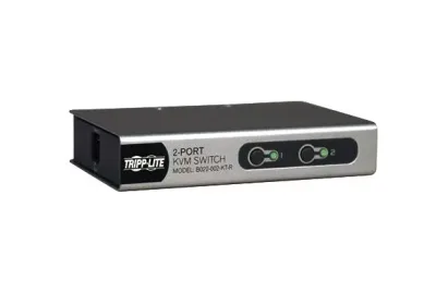 B022-002-KT-R - Tripp Lite Dual Port Desktop KVM Switch with 2 Cable Kits Ps/2 KVM Switch 2 Ports Desktop