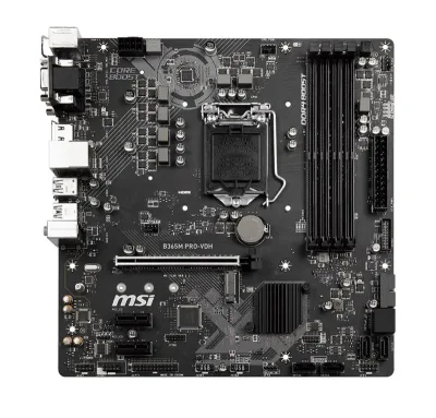 B365MPROVDH MSI B365M PRO-VDH LGA1151/ Intel B365/ DDR4/ SATA3 / USB3.1/ Turbo M.2/ GbE/ Micro-ATX Motherboard