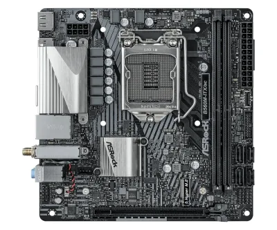 ASROCK B560M-ITX/AC LGA1200/ Intel B560/ DDR4/ SATA3&USB3.2/ M.2/ WiFi&Bluetooth/ Mini-ITX Motherboard