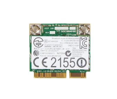 BCM94352HMB - Broadcom 802.11ac 867Mbps WLAN Half Mini PCI Express Card WiFi