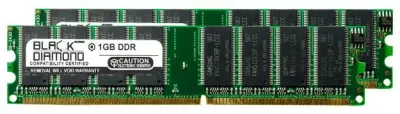 BD1GX2400M10 - Black Diamond 2GB Kit (2 x 1GB) DDR-400MHz PC3200 non-ECC CL3 184-pin UDIMM Memory Module