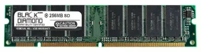 BD256M133M04 - Black Diamond 256MB PC-133 ECC CL3 168-pin DIMM 3.3V 2Rx8 Memory Module