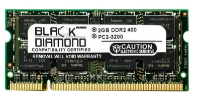 BD2G400MDN13 - Black Diamond 2GB DDR2-400 MHz non-ECC UnbufferedCL3 200-pin SODIMM 1.8V 2Rx8 Memory Module