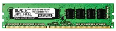 BD4G1600MTE16 - Black Diamond 4GB DDR3-1600 MHz PC3-12800 ECC CL11 240-Pin DIMM 1.5V 2Rx8 Memory Module