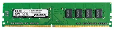 BD8G3200MQ22 - Black Diamond 8GB DDR4-3200 MHz PC4-25600 ECC CL22 288-Pin DIMM 1.2V 2Rx8 Memory Module