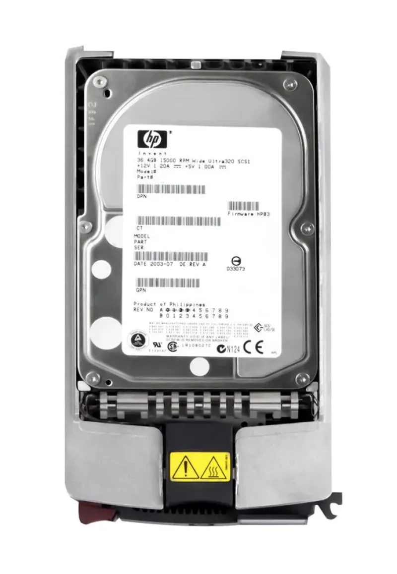 BF03697B5A - HP 36.4GB 15000RPM Ultra-320 SCSI non Hot-Plug LVD 68-Pin 3.5-inch Hard Drive