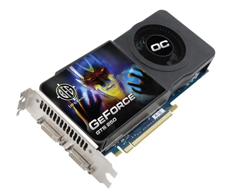 BFGEGTS2501024OCBE - BFG GeForce GTS 250 1GB 256-Bit GDDR3 PCI Express 2 x16 HDCP Ready SLI Support Video Graphics Card