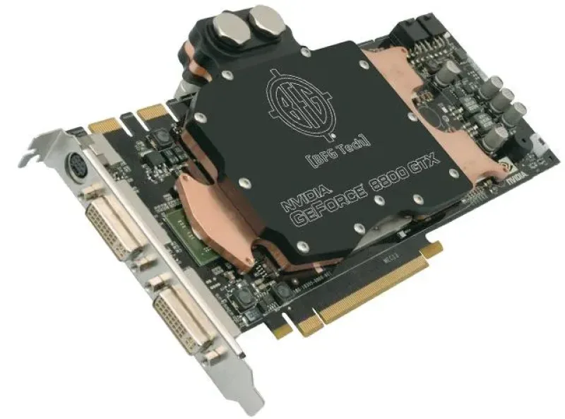 BFGR88768GTXWC37E - BFG GeForce 8800 GTX 768MB 384-Bit GDDR3 PCI Express x16 HDCP Ready SLI Support HDCP Video Graphics Card