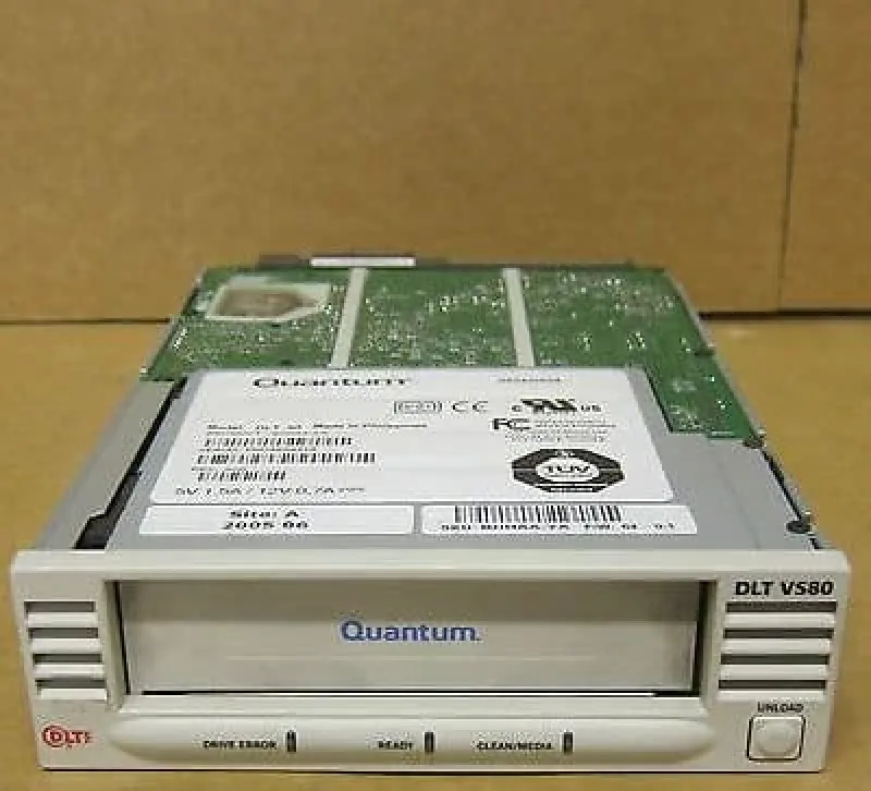BHHAA-YF - Quantum VS80 Internal Tape Drive - 40GB (Native)/80GB (Compressed) - SCSI - 5.25 1/2H Internal