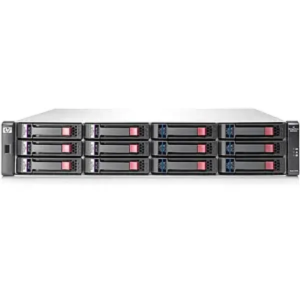 BK749SB - HP StorageWorks P2000 G3 Hard Drive Array 6 x HDD Installed 1.8 TB Installed HDD Capacity RAID Supported Fibre Channel iSCSI 2U Rack-Mountable