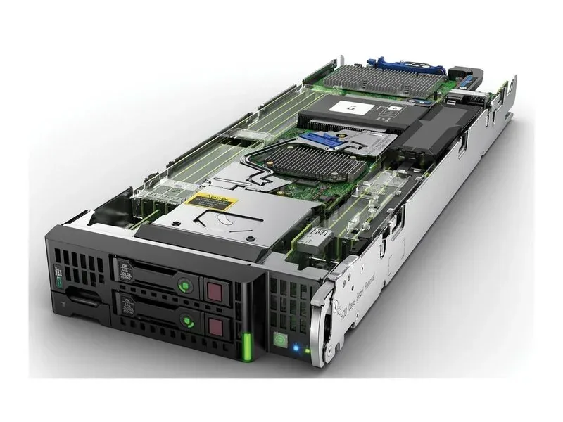 HP BL460C ProLiant BL460c Blade Server Intel Xeon 5400 / 5200 Series 64GB RAM SAS / SATA SSD HDD Smart Array E200i Controller. In Stock