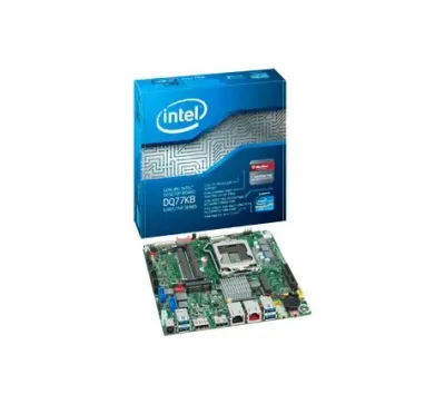 BLKDQ77KB - Intel THIN Mini ITX Motherboard LGA1155 TWO 204-Pin DDR3 SDRAM Intel Q77 Express CHIPSET 16 GB Memory and SUP-Port UP TO DDR3