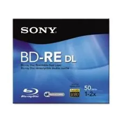 BNE50RH - Sony 2x BD-RE Double Layer Media - 50GB - 120mm Standard - 1 Pack Jewel Case