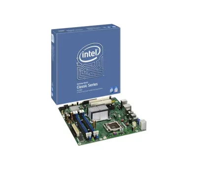 BOXDG33BUC - Intel UATX DDR2 800MHz Gigabit Ethernet LAN VIIV 1333MHz CLASSIC Motherboard