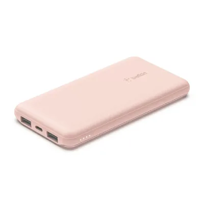 BPB011btRG - Belkin Boost Charger 10000mAh 15-Watts Power Bank Rose Gold