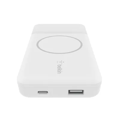 BPD001BTWH - Belkin Boost Charge 10000mAh Magnetic Portable Wireless Charger for Apple iPhone 12 Series White