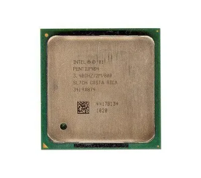 BX80532PG3400FS - Intel Pentium 4 Extreme Edition 3.4GHz 800MHz FSB 2MB L2 Cache Socket LGA775 Processor