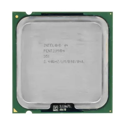 BX80547PG3400EKT - Intel Pentium 4 551 1-Core 3.40GHz 800MHz FSB 1MB L2 Cache Socket LGA775 Processor