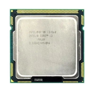 BX80616I3560-KIT10 - MSI 3.33GHz 2.5GT/s DMI 4MB L3 Cache Socket LGA 1156 Intel Core i3-560 2-Core Processor