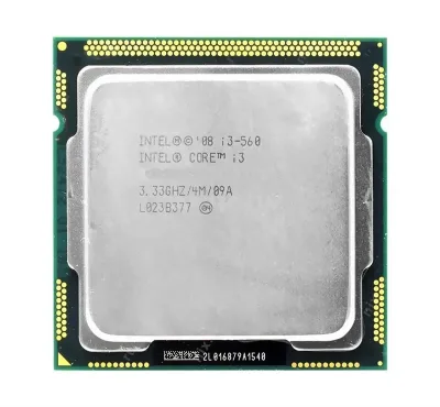 BX80616I3560-KIT12 - MSI 3.33GHz 2.5GT/s DMI 4MB L3 Cache Socket LGA 1156 Intel Core i3-560 2-Core Processor