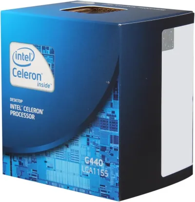 BX80623G440 - Intel Celeron G440 1.60GHz 5.00GT/s DMI 1MB L3 Cache Socket FCLGA1155 Desktop Processor